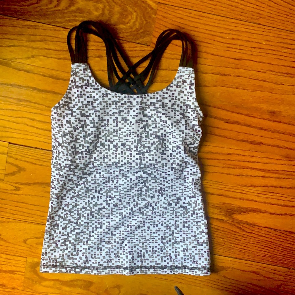 Calvin Klein Performance Tank Sz S EUC Black/White